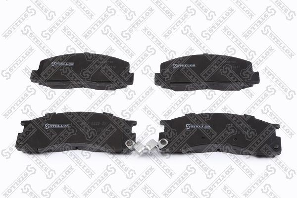 колодки дисковые п.! с антискр. пл Toyota Previa 2.4i & 4WD 90-96 317-022B-SX STELLOX