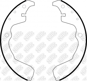 Колодка тормозная бар. FN0704 FN0704 NIBK