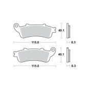 Колодки дисковые MCB705SH MCB705SH TRW LUCAS