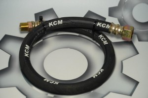 Шланг тормозной КАМАЗ-5320 L=615 мм (гайка-штуцер) СпецМаш 53203506060 SPETSMASH