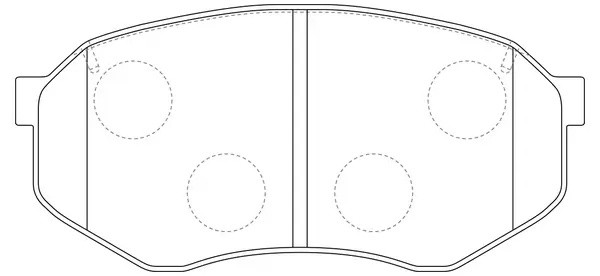Колодки дисковые TOYOTA Mark2/Chaser/Cresta SX/YX80/GX81 88-95, LX80/MX83 88-93, BP21246 SB NAGAMOCHI
