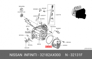 прокладка КПП!\ Nissan Micra 10> 32182-AX000 NISSAN