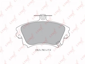 Колодки тормозные дисковые передние BD-5522 LYNXAUTO