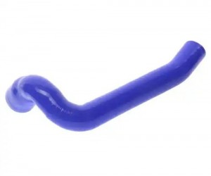 Патрубок ГАЗ-3309 дв.ЯМЗ-53442 радиатора нижний синий силикон (d=40) MEGAPOWER 13016038 MEGA POWER