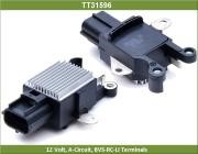 Регулятор FORD Focus,C-Max,Fiesta,Fusion MAZDA 3 VOLVO C30,S40 напряжения генера TT31596 TESLA TECHNICS