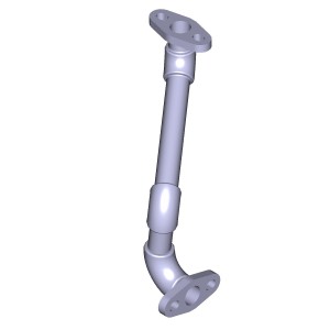 Трубка ЯМЗ-536 слива масла турбокомпрессора АВТОДИЗЕЛЬ 536.1118340-10 YAMZ