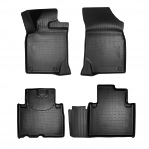 Коврик салона GEELY Atlas (18-) полиуретан черный (4 предм.) NORPLAST NPA11-C24-020 NORPLAST