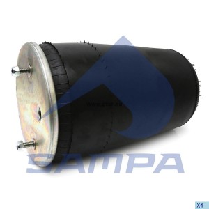 Пневморессора BPW (без стакана,2 шп. M12 смещены,1отв.штуц. M22х1.5мм) SAMPA SP 55940 SAMPA