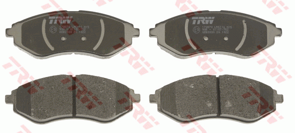 Колодки тормозные CHEVROLET Aveo передние (4шт.) TRW GDB3330 TRW