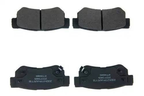 колодки дисковые задние! KIA Magentis 01>, Hyundai Sonata <01/Santa Fe 01> Z07365 ZENTPARTS