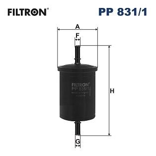 Фильтр топливный CITROEN C2,C3,C4 RENAULT Logan (09-) (1.4/1.6) FILTRON PP8311 FILTRON
