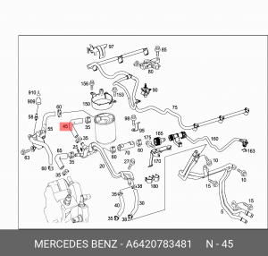 W164 M-KLASSE (ML) A 642 078 34 81 MERCEDES BENZ