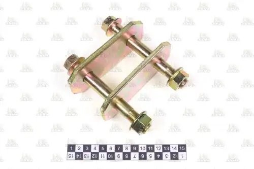 СЕРЬГА ПЕРЕДНЕЙ РЕССОРЫ (2 ПЛАСТИНЫ + 2 БОЛТА) ISUZU NQR 71/75 , ZEVS SKL22 ZEVS