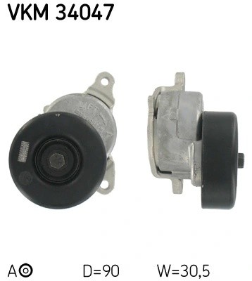натяжитель ремня! с роликом\ Ford Mondeo 1.6/1.8/2.0 93-00 VKM34047 SKF