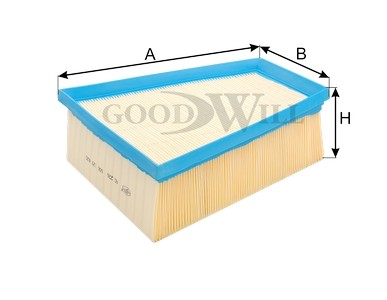 Фильтр воздушный AG226 AG 226 GOODWILL