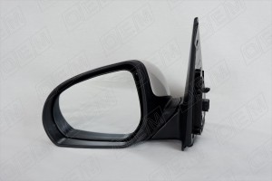 Зеркало левое Kia Rio 3 QB (2011-2017) 6 контактов, белое, с обогревом, с повтор OEM0091ZL OEMPARTS