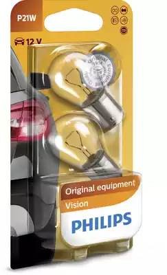 Лампа 12V P21W BA15s блистер (2шт.) PHILIPS 12498B2 PHILIPS