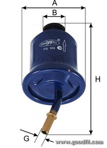 Фильтр топливный FG103 FG 103 GOODWILL