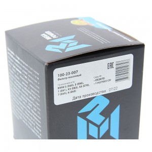 Фильтр масляный BMW 5 (E60),3 (E90),1 (E81),X3 (E83),X5 (E70),7 (E65),6 (E63) ME 100-23-007 MEGA POWER