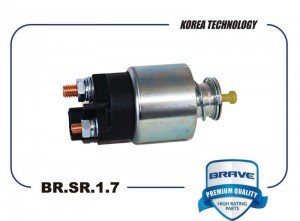 Втягивающее реле 36120-2B100 BR.SR.1.7 Solaris RB 10-, Elantra HD, i30 FD, Rio U BR.SR.1.7 BRAVE