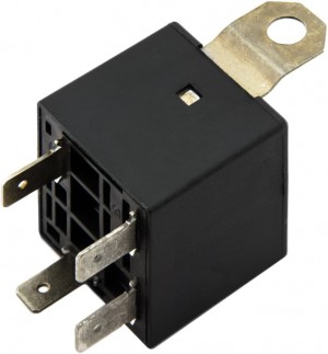 Реле электромагнитное 12V 4-х контактное 25А замыкающее с кронштейном ЭМИ 47.3787 EMI