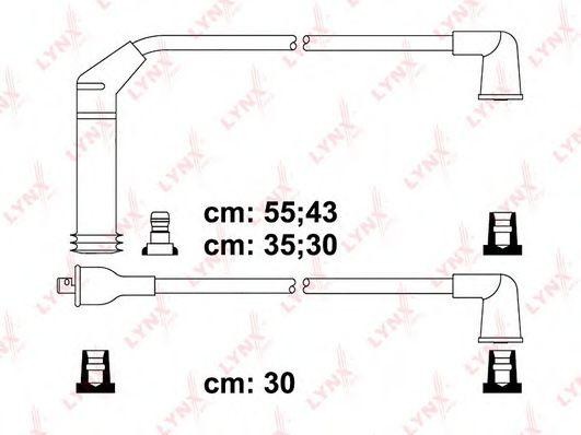 Провод высоковольтный HYUNDAI Accent (99-),Getz (SOHC) комплект LYNX SPE5513 LYNXAUTO