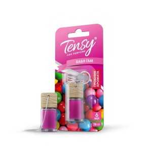 ароматизатор! Tensy подвесной жидкость бутылочка блистер Бабл гам\ TB51 TENSY