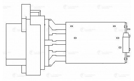 Резистор э/вент. отоп. для а/м Ford Transit (00-)/Transit (06-)  LFR1062 LFR 1062 LUZAR