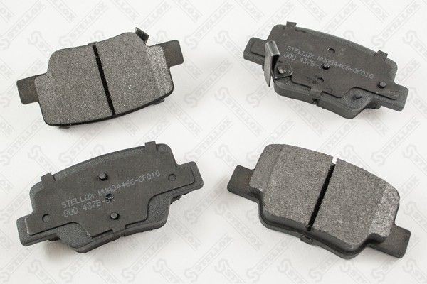 колодки дисковые задние ! с антискрип. пластинами\ Toyota Verso 1.6i/1.8i/2.0D/2 000-437B-SX STELLOX