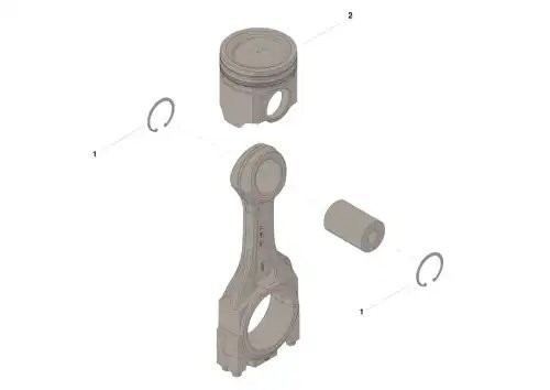 ПОРШЕНЬ CUMMINS N14,NT855 3803741 3803741 DCEC