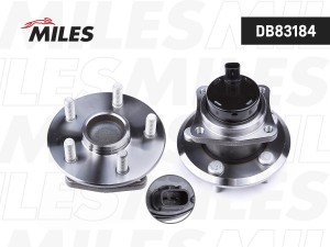 Ступица колеса задняя с подшипником с ABS TOYOTA AVENSIS II T250/PRIUS II 03-09  DB83184 MILES