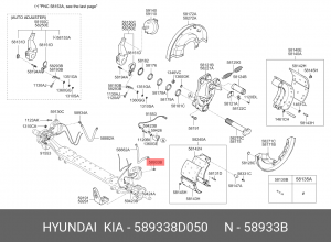 Штуцер тормозной системы UNIVERSE, SPACE 589338D050 HYUNDAI KIA