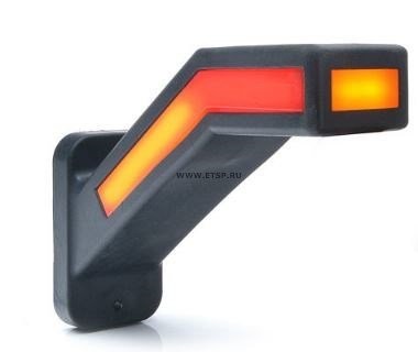 Фонарь-ус Neon тип 6 с боковым габаритом и динамичным указателем поворота, левый 1259L WAS