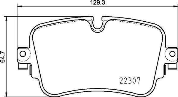 Колодки тормозные P85161 P85161 BREMBO