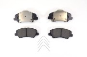 Колодки тормозные дисковые(аналог TRW GDB3630) GDB3630ZFR GDB3630ZFR ZF