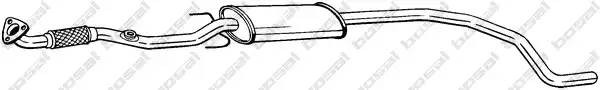 Глушитель OPEL Corsa D средняя часть BOSAL 293-305 BOSAL