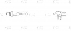 Датчик кисл. BMW X5 E70 (07-) 3.0i до кат. VS-OS 1070 VS-OS 1070 START VOLT