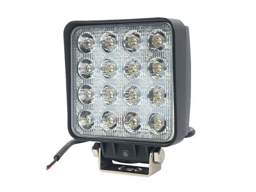 фара светодиодная! WL-148CS (дальн. свет, кв. мет.корп. 16 LED, 48W)\ 5201 VYMPEL