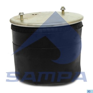 Пневморессора с пластиковым стаканом BPW 0542943480 SP 55881-KP02 SAMPA
