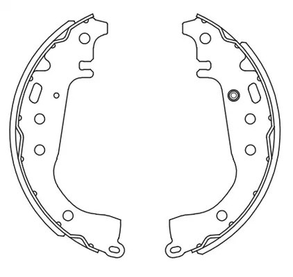 Колодки барабанные TOYOTA YARIS 1.0-1.4 99-/IQ 09- BS21342 BS21342 SB NAGAMOCHI