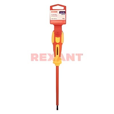 Отвертка шлицевая SL 5.0х125мм (сталь CR-V) «Электрика» REXANT 12-4713 REXANT