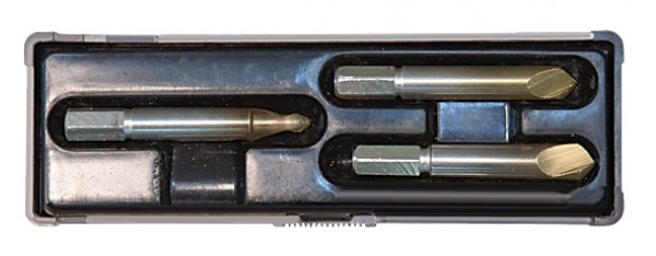 Набор экстракторов для выкручивания поврежденных винтов и саморезов 3 предмета F 36453 FIT