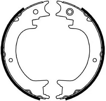 Колодки барабанные LEXUS RX 3.5 2008 - 2015 LEXUS RX 3.5 2008 - 2012 LEXUS RX 2. BS27651 SB NAGAMOCHI