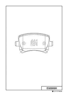 Колодки тормозные дисковые (с антискрипной пластиной)  AUDI A3 (8P1) D30006H D30006H MK KASHIYAMA