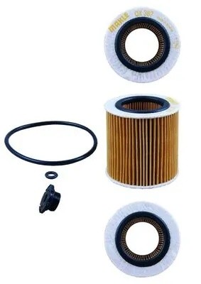 Фильтр масляный BMW 1 (F20,F21),3 (F30),5 (F10) (2.0/2.5/2.8),X1 (E84) (1.6/2.0) OX387D1 MAHLE KNECHT