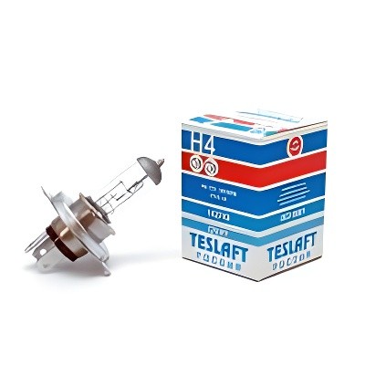Лампа 12V H4 100/90W P43t-38 2900/1700лм Спорт TESLAFT (Россия) 142769 TESLAFT