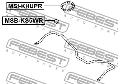 MITSUBISHI PAJERO/MONTERO SPORT (KS) (2015>) MSB-KS5WR FEBEST