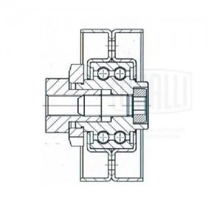 Ролик привод. ремня Renault Megane (95-) 1.8i/2.0i [F3] (опор.) (CM 5330) CM 5330 TRIALLI