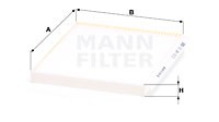 Фильтр воздушный салона HYUNDAI Elantra (06-),i30 (12-) KIA Ceed (12-) MANN CU24013 MANN FILTER