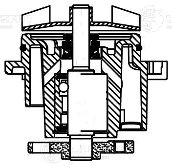 Насос водяной для а.м Land Rover Range Rover IV 12- 4.4D LWP 1017 LWP1017 LUZAR